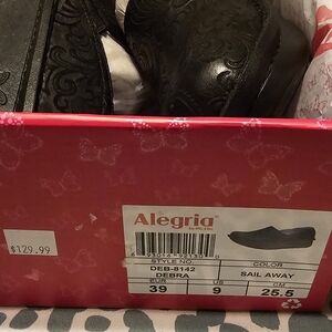 Alegria Black Loafers Stylish Flats